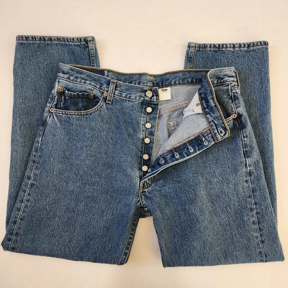 Vintage Y2K‎ Levis 501XX Mens Jeans 36x29.5 Original Fit Button Fly Denim 2001